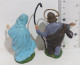 I117220 Pastorello Presepe - Statuina In Plastica - Giuseppe E Maria - Weihnachtskrippen