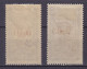 Martinique 1924 Mi. 118-19, Native Woman Overprinted Aufdruck Surchargé, MH* - Unused Stamps