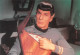 STAR  TREK Leonard Nimoy   SPOCK  Musicien Lyre Carte Vierge  105 245 (scan Recto-verso) OO 0992 - Serie Televisive