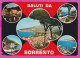 293940 / Italy - Saluti Da SORRENTO 5 View Night Aerial View  PC 1973 USED - 25 L Coin Of Syracuse - 1971-80: Marcofilia