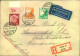 1935, R-Lufzpostbrief Ab "BERLIN 40" Nach Sibiu, Rumänien - Storia Postale
