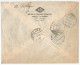 Egypt Air Mail Registered Cover Sent To Belgium 1949 Special Cancels Of Exhibition Exposition - Brieven En Documenten