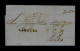 Gc8570 PORTUGAL Black Pmk VALENÇA + 25r. Fees Mailed 10-04-1839 Valença »Porto - ...-1853 Voorfilatelie