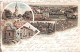 Gruß Aus Buckow Litho Marktplatz Kirche Rathaus Panorama Gl1898 #168.065 - Andere & Zonder Classificatie