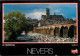 58 - Nevers - Le Pont Sur La Loire - La Cathédrale Saint Cyr - Flamme Postale - CPM - Voir Scans Recto-Verso - Nevers