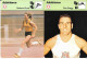 GF2044 - FICHES EDITION RENCONTRE - RAELENE BOYLE - DON BRAGG - CLAUDE PIQUEMAL - JOCELYN DELECOUR - Atletismo