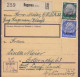 Deutsches Reich Paketkarte Bulletin D'Expedition Freight Card HAGENAU (Elssas) 1941 LAUF PEGNITZ 2x Hindenburg (2 Scans) - Occupazione 1938 – 45