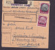 Deutsches Reich Paketkarte Bulletin D'Expedition Freight Card (Erased HERTMANSWEILER) GEBWEILER (Elssas) 1941 Hindenburg - Occupazione 1938 – 45