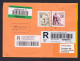 Latvia: Registered Cover To Switzerland, 2012, 2 Stamps, Label & Tape Opened By Customs Control (traces Of Use) - Lettonie