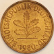 Germany Federal Republic - 5 Pfennig 1980 D, KM# 107 (#4591) - 5 Pfennig