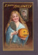 Ellen Clapsaddle(signed) - Halloween,"Would You Believe It?" Garre 1909 - Antique Postcard - Clapsaddle