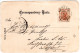 Österreich 1895, 2 Kr. Auf Gruss Aus Marbach Litho-AK M. K1 Marbach A.D. Donau - Brieven En Documenten