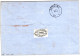 Russland 1867, Blauer Ovalstpl Franco N. Auf Brief V. St. Petersburg N. Sachsen - Altri & Non Classificati