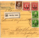 Bayern 1920, Posthilfstelle OFFENHAUSEN Taxe Neu-Ulm Auf Paketkte M. 6 DR Marken - Cartas & Documentos