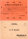 DR 1896, 5 Pf. Auf Drucksache Brief V. Hamburg N. DK M. Interessantem Inhalt - Covers & Documents