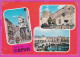 293957 / Italy - Saluti Da CAPUA 3 View Bridge Castle PC 1972 USED  40+50 L Coin Of Syracuse , Italia Italie Italien - 1971-80: Marcophilie