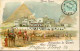 X0480 Egypt. Maximum Card Circuled TCV Pyramides Of Cairo,postmark Cairo 1.XI.1901 (see 2 Scan) - 1866-1914 Khedivate Of Egypt