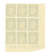 Algérie N° 17 Pasteur 15 C. Vert Bloc De 9 Timbres Bas De Feuille N° 41530 Luxe - Unused Stamps