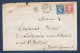 Napoléon N° 22 Et 24 Sur Lettre Chargée De Paris Oblit. étoile 23 - 1862 Napoléon III