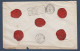 Napoléon N° 22 Et 24 Sur Lettre Chargée De Paris Oblit. étoile 23 - 1862 Napoleon III