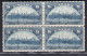 1933 Canada - SG 329 - 5 Cent. Blue MNH** - Blocco Di Quattro - Altri & Non Classificati