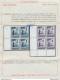 1934 San Marino, Palazzetto Della Posta Soprastampati , N° 184/85 , MNH** Bordo Ed Angolo Di Foglio - Certificato Di Ga - Other & Unclassified