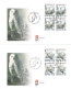 Greenland;  1999 Snow Owls - WWF Issue.  Set Of 4 In Single And Block Of 4 On FDC. - FDC