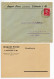 Germany 1927 Cover & Reply Postcard; Lübbecke (Westf.) - August Frese, Lederfabrik; 10pf. Frederick The Great - Lettres & Documents