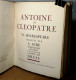 SHAKESPEARE  William - ANTOINE ET CLEOPATRE -TRADUIT PAR ANDRE GIDE - 1901-1940