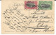 !!! CONGO, CPA DE 1909, DÉPART DE STANLEYVILLE POUR THUIN (BELGIQUE). - Cartas & Documentos