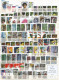 Kiloware Forever USA 2021 BACK TO 2011 Selection Stamps Of The Years In 1,200  DIFFERENT Stamps Used ON-PIECE - Verzamelingen (zonder Album)