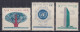⁕ Poland / Polska 1957 ⁕ UN - United Nations Mi.998-1000 ⁕ 3v MNH - Ongebruikt