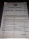 1871  MANIFESTO  CATANIA   INTENDENZA DI FINANZA - Historische Dokumente
