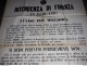 1880 MANIFESTO BERGAMO  AVVISO PER MIGLIORIA - Historische Dokumente