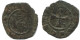 CRUSADER CROSS Authentic Original MEDIEVAL EUROPEAN Coin 0.6g/16mm #AC374.8.U.A - Autres – Europe