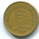 1 GULDEN 1989 ANTILLAS NEERLANDESAS Aureate Steel Colonial Moneda #S12100.E.A - Antille Olandesi