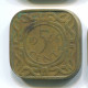 5 CENTS 1966 SURINAME Netherlands Nickel-Brass Colonial Coin #S12732.U.A - Surinam 1975 - ...