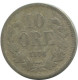 10 ORE 1874 SWEDEN SILVER Coin #AD111.2.U.A - Sweden