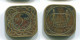 5 CENTS 1966 SURINAM NIEDERLANDE Nickel-Brass Koloniale Münze #S12803.D.A - Suriname 1975 - ...