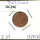 2 PFENNIG 1978 D BRD DEUTSCHLAND Münze GERMANY #DC246.D.A - 2 Pfennig