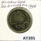 100 DRACHMES 1992 GRIECHENLAND GREECE Münze #AY395.D.A - Greece