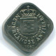 5 CENTS 1980 ANTILLES NÉERLANDAISES Nickel Colonial Pièce #S12323.F.A - Antille Olandesi