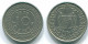 10 CENTS 1976 SURINAM SURINAME Nickel Münze #S13301.D.A - Surinam 1975 - ...