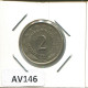 2 DINARA 1981 YUGOSLAVIA Coin #AV146.U.A - Yougoslavie