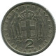 2 DRACHMES 1962 GRECIA GREECE Moneda Paul I #AH715.E.A - Griechenland