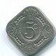 5 CENTS 1965 ANTILLAS NEERLANDESAS Nickel Colonial Moneda #S12441.E.A - Antilles Néerlandaises