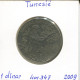 1 DINAR 2009 TUNISIE TUNISIA Pièce #AP848.2.F.A - Tunesien