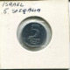 5 NEW AGOROT 1980 ISRAEL Pièce #AR616.F.A - Israel