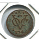 174? ZEALAND VOC DUIT NEERLANDÉS NETHERLANDS Colonial Moneda #VOC1948.10.E.A - Niederländisch-Indien