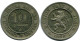 10 CENTIMES 1862 BÉLGICA BELGIUM Moneda #AZ133.1.E.A - 10 Cent